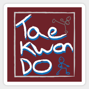 Taekwondo Box Logo Magnet